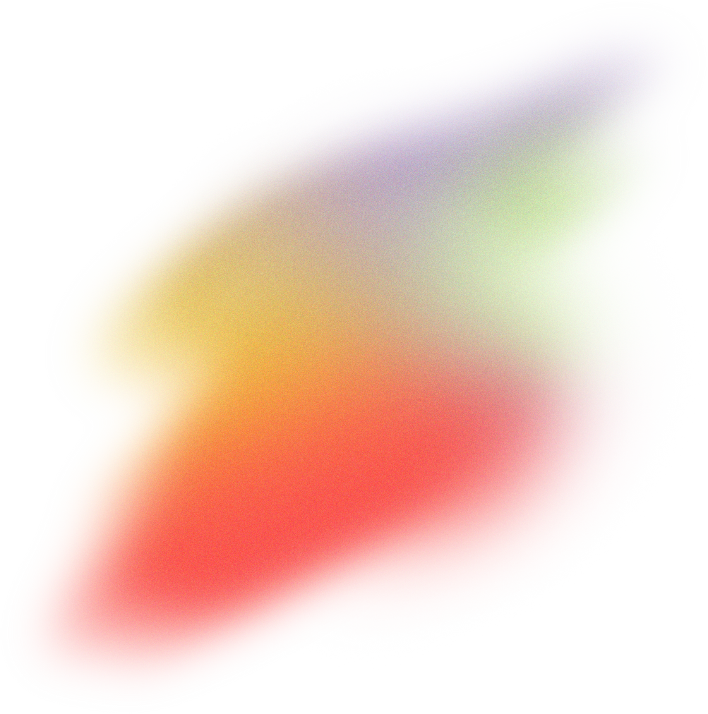 Glowy Gradient Abstract Brush Stroke Blob